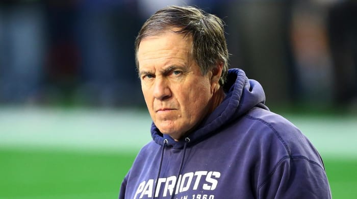 Patriots coach Bill Belichick.